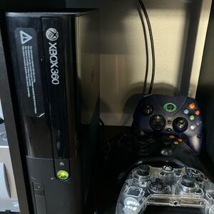 Xbox 360 Black Gaming Console with Controller